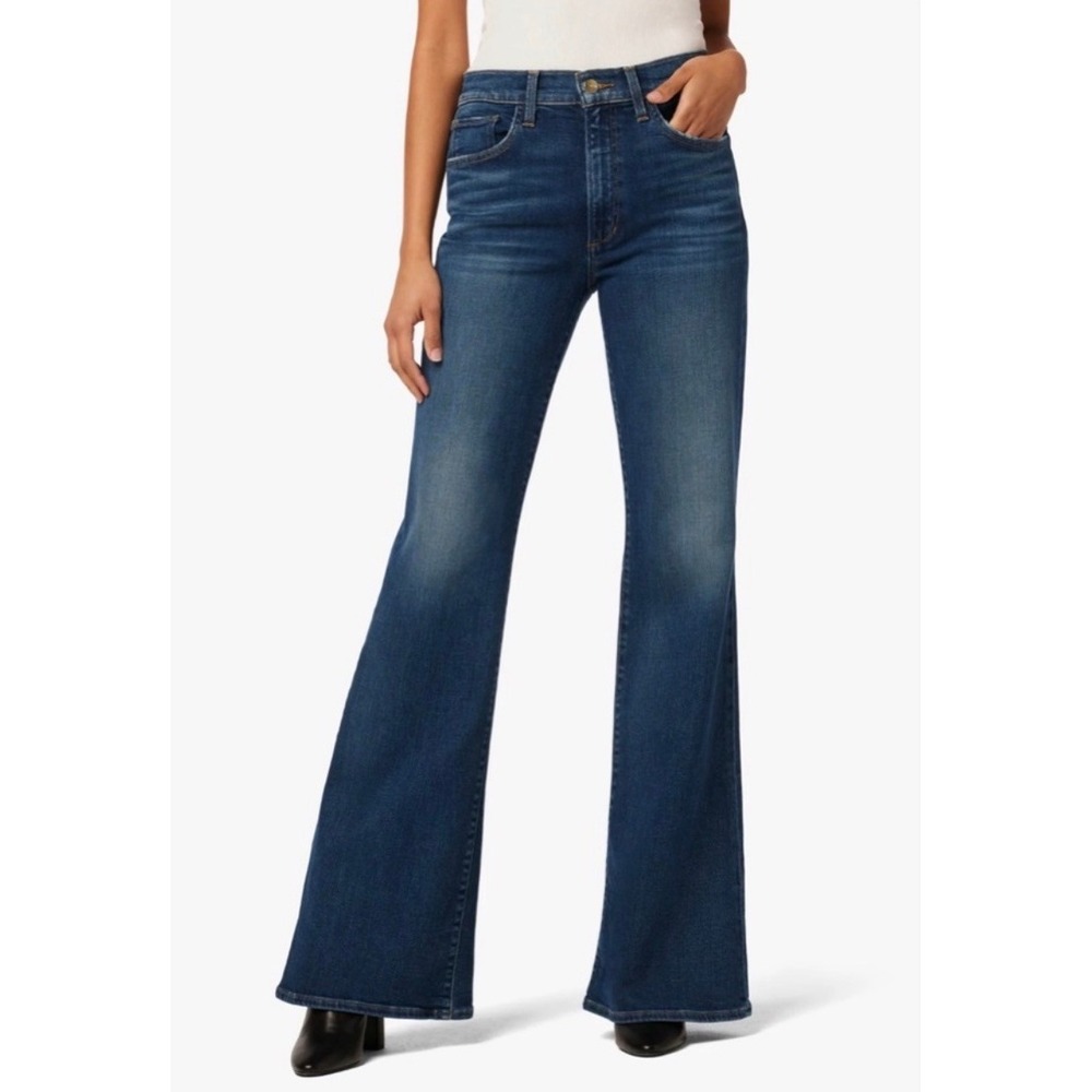 Joes Jeans The Molly High Rise Flare Jeans Dark Wash Denim 30 x 32 Hippie 70s